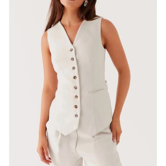 Peppermayo Vest Sleeveless Alexis Size XS Gray - Picture 5 of 5